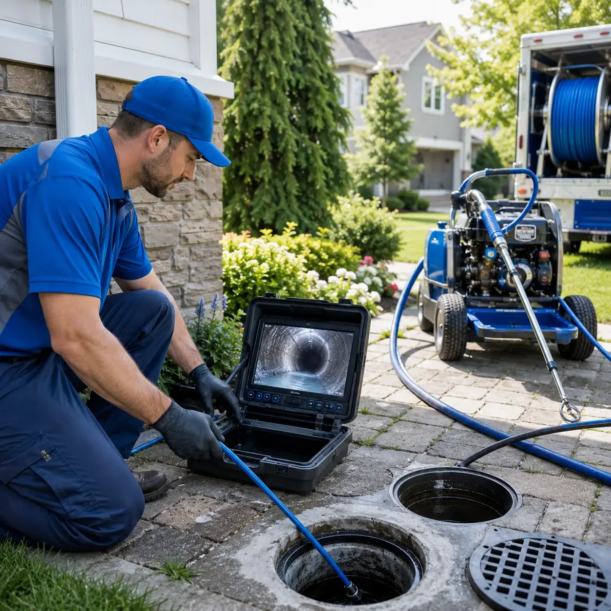 Outdoor drain cleaning professionals serving Quitman, GA
