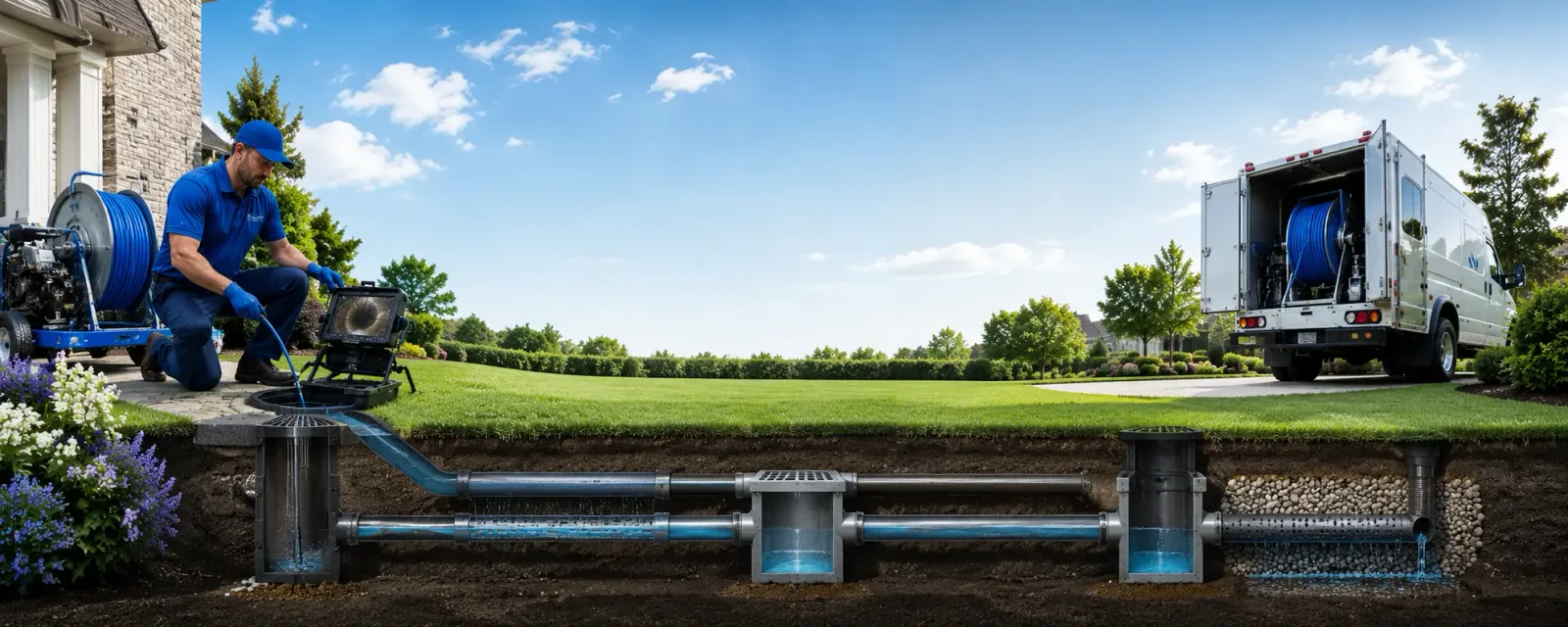 Outdoor drain cleaning information for Quitman, GA